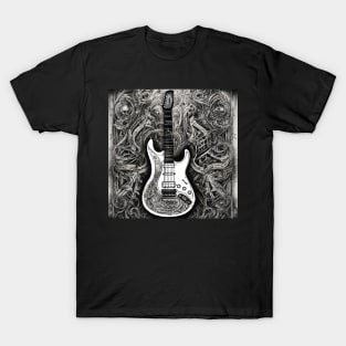 Electric Guitar Heavy Metal Music T-Shirt